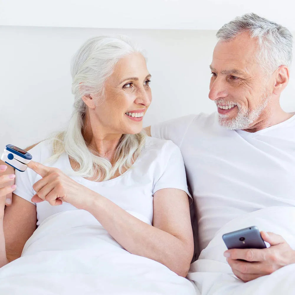 Hermsa Oxymètre Indolore – Mesurez votre glycémie sans vous piquer le doigt