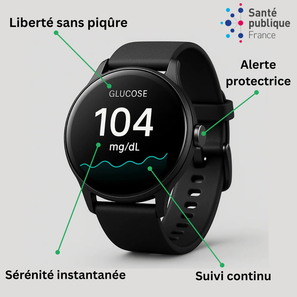 GlucoWatch – Technologie cliniquement validée, sans piqûres